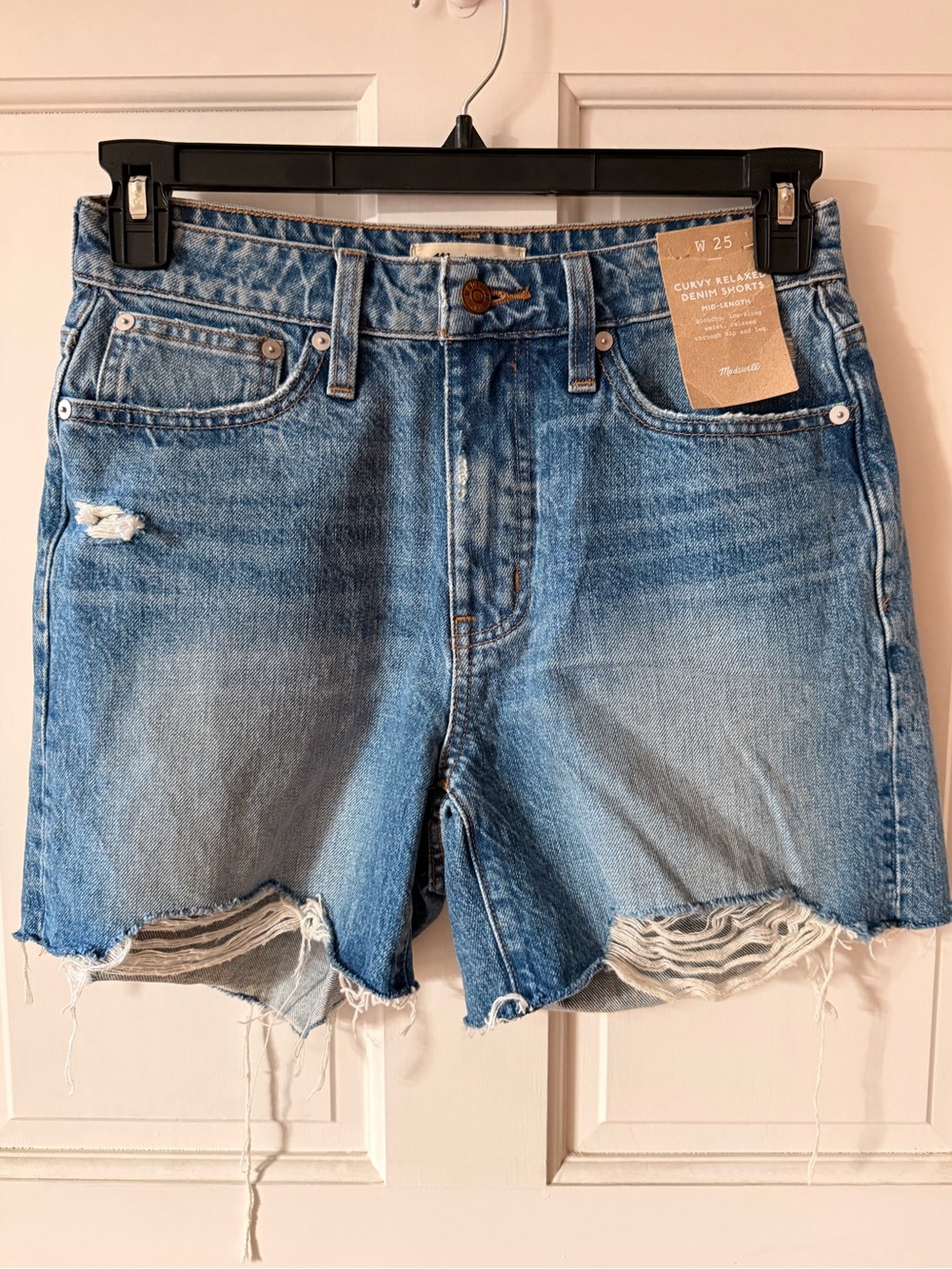 Madewell Curvy Relaxed Denim Shorts